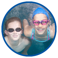 Children swimming at Hilton Brown Swimming