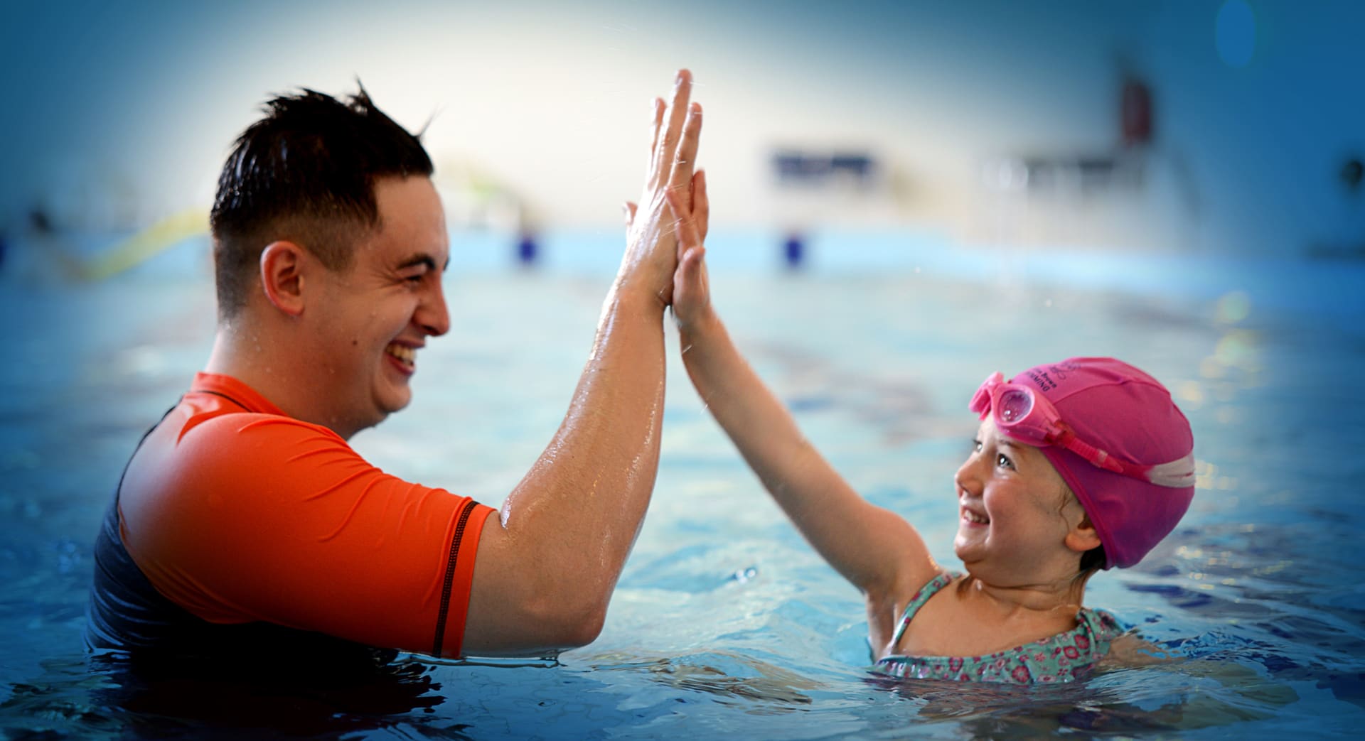 Swimming lessons for preschoolers at Hilton Brown Swimming